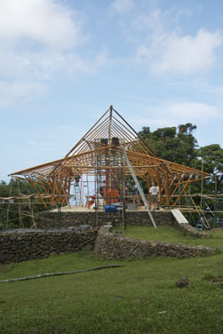 Hawaii Wave Pavilion under construction